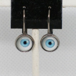 Glass Eye Drop Earrings